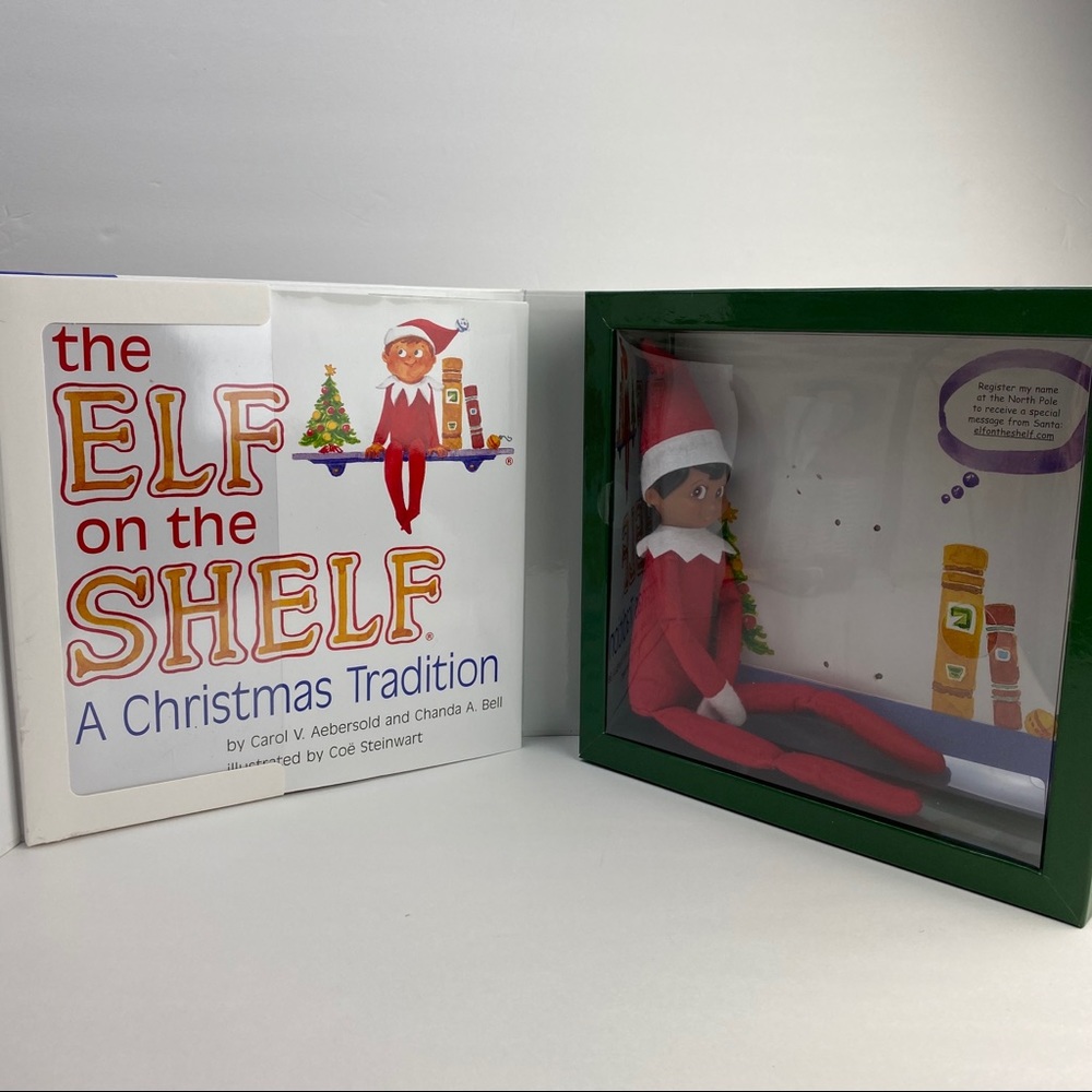 Elf on the Shelf Open Box Set of Boy Doll and Book - Picture 7 of 16